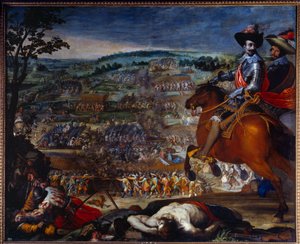 Dertigjarige Oorlog: De Slag bij Fleurus in 1622 door Vicente Carducho