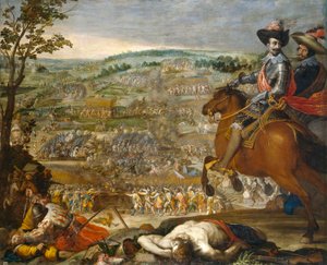 Overwinning bij Fleurus in 1622 door Vicente Carducho