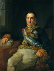 Don Pedro Gómez Labrador, markies van Labrador 1755-1852, Spaanse vertegenwoordiger op het congres van Wenen door Vicente Lopez y Portana