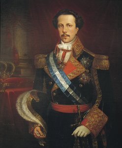 Portret van Francisco door Asis de Borbon, 1848