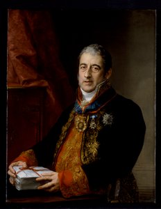 Portret van Juan Miguel de Grigalba, c.1835 door Vicente Lopez y Portana