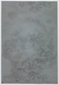 Studie voor Geschilderde Decoratie van een Plafond, Casino de la Reina (Koningin