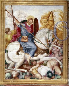 Sint Jacob vecht door Vicente Raimundi