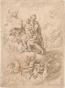 De Madonna van de Rozenkrans door Vicente Salvador Gómez