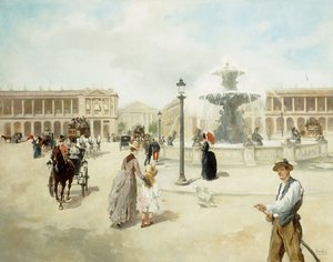 La Place de la Concorde door Vicente de Paredes