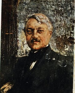 Portret van Salvatore Di Giacomo (1860-1934) door Vicenzo Irolli