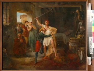 Don Quichot vecht tegen bepaalde wijnzakken