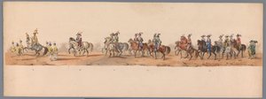 Historische optocht bij het tweede eeuwfeest van de Utrechtse Hogeschool, 1836 (plaat 8)