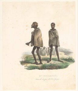 Kleding van de inwoners van King George Sound (West-Australië) door Victor Adam
