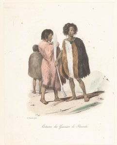 Kleding van de krijgers van Shouraki (Nieuw-Zeeland) door Victor Adam