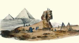De Franse Kolonel in Egypte. in 
