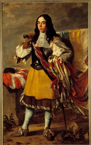 Een muurdeur, schilderij door Victor Boucquet (1619-1677) door Victor Boucquet