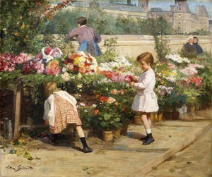 De Bloemenmarkt bij de Seine