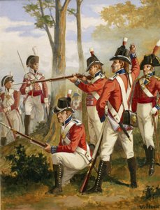 Uniformen van de koninklijke mariniers 1790-1807, c.1924 door Victor Huen