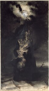 Casquets Vuurtoren, 1866