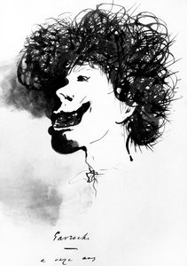 Gavroche op 11, uit "Les misérables", tekening door Victor Hugo