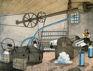 Mechanisch spinnen. Frankrijk door Victor Janson