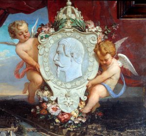 Het Louvre van Napoleon III (detail)