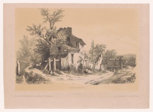 Boerderij op de Mont Valérien door Victor Lefranc