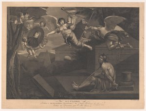 Allegorie op Napoleon I Bonaparte door Victor Marie Picot