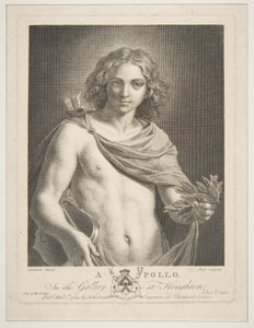 Apollo met een mantel en een laurier tak en viool, 1784 door Victor Marie Picot