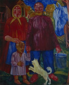 De familie van de Serednyaks