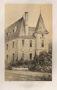 Château de Baclair (Seine inférieure) door Victor Petit