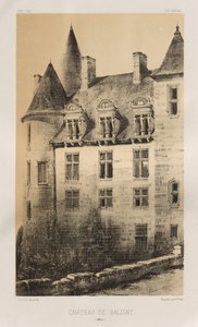 Château de Saligny (Alliers) door Victor Petit