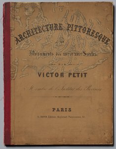 Pittoreske architectuur of monumenten van de 15e en 16e eeuw...Omslag