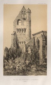 Kerk van de Penitenten in Avignon (Vaucluse) door Victor Petit