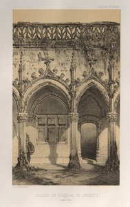 Galerij van Château de Jouancy (Saone et Loire)