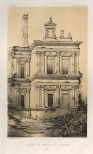 Pl. 19, Resten van het Kasteel van Chaumot Yonne, 1860