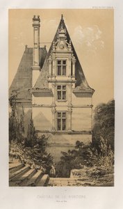 Pl. 37, Château De La Ranciere Maine et Loire, 1860 door Victor Petit