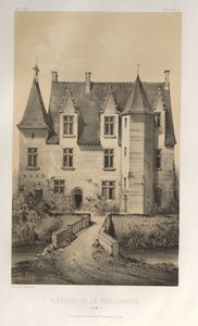 ...Pl. 57, Château De La Poissonnière Sarthe, 1860