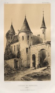 Plaat 89, Château du Vaumissel Calvados, 1860