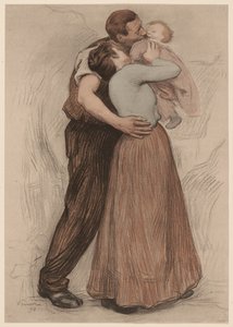 Le Baiser door Victor Prouvé