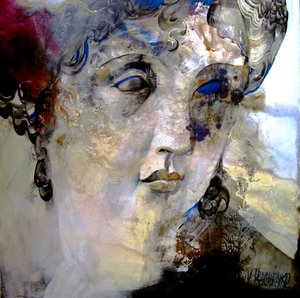 Portret van een godin uit de oudheid door Victor Tkachenko