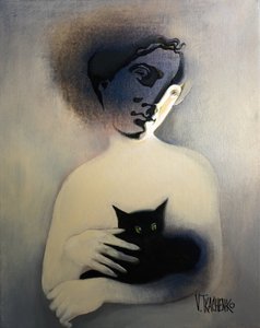 De raadselachtige zwarte kat