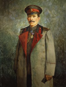 Generaal Jekon, stafchef van het Bulgaarse leger, ca. 1916 door Vienna Nedomansky Studio