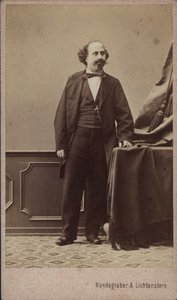 Portret van de violist en componist Moritz Kässmayer 1831-1884, ca. 1865