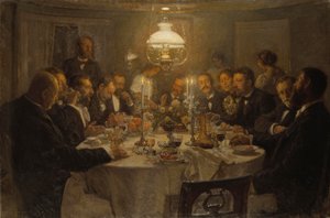 Een kunstenaarsbijeenkomst, 1903