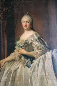 Portret van keizerin Catharina de Grote, na 1762 door Vigilius Erichsen