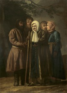 100-jarige vrouw uit Tsarskoe Selo met familie