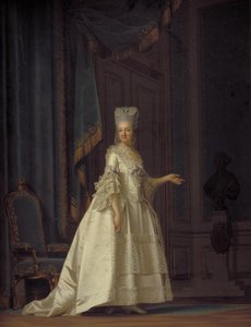 De weduwekoningin Juliane Marie van Denemarken