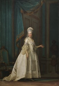 De koningin-weduwe Juliane Marie door Vigilius Eriksen