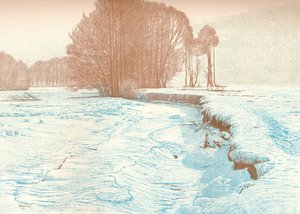 Winter aan de oevers van de Garam, 1909