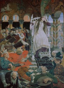 De Prinses die Nooit Lachte Nesmeyana, 1914-1916 door Viktor Mikhaylovich Vasnetsov