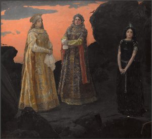Drie koninginnen van het ondergrondse koninkrijk, 1879