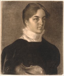 Portret van Karen Bramsen door Vilhelm Hammershøi