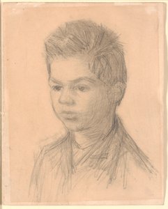 Portret van Svend Hammershøi, broer van de kunstenaar